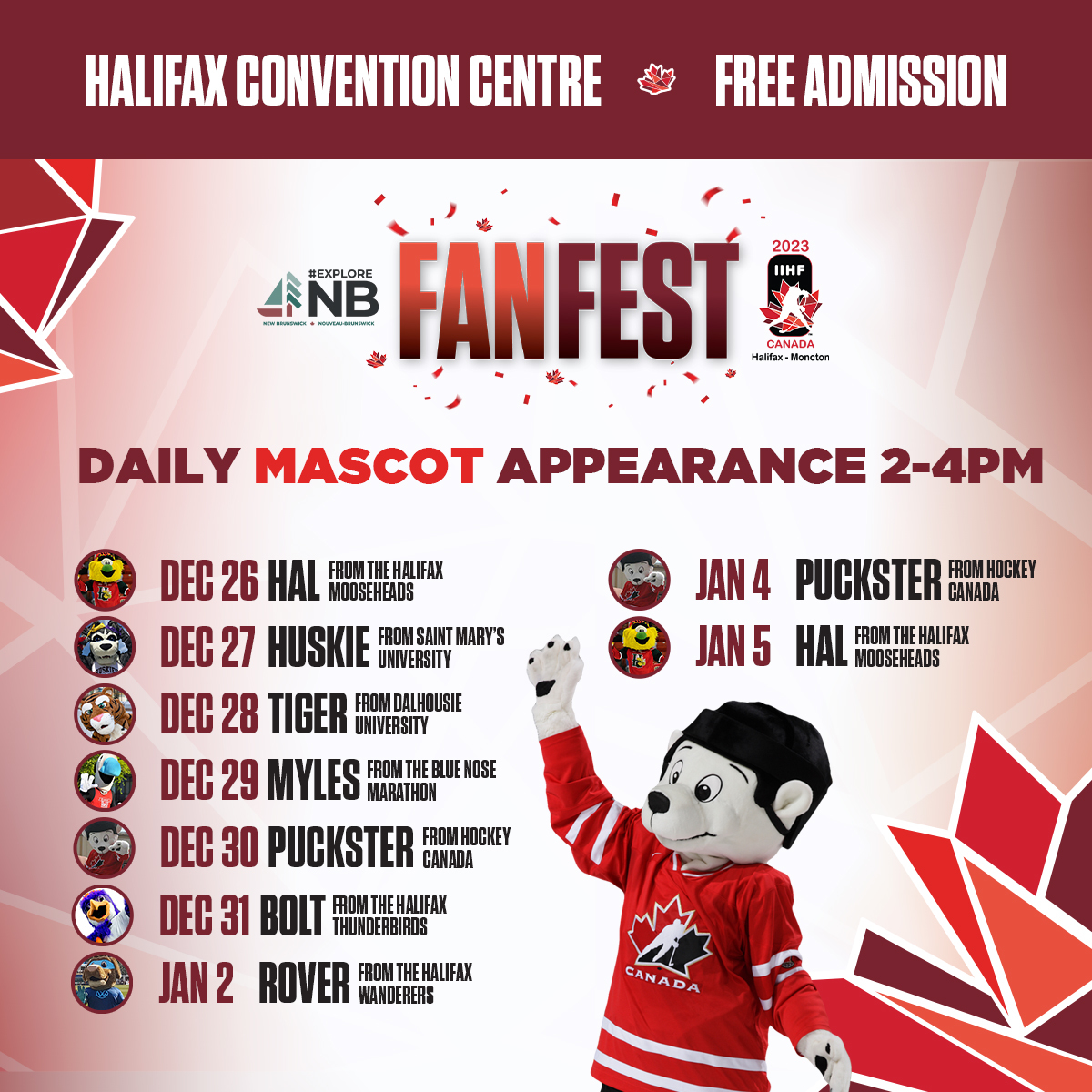 Fan Fest Mascots